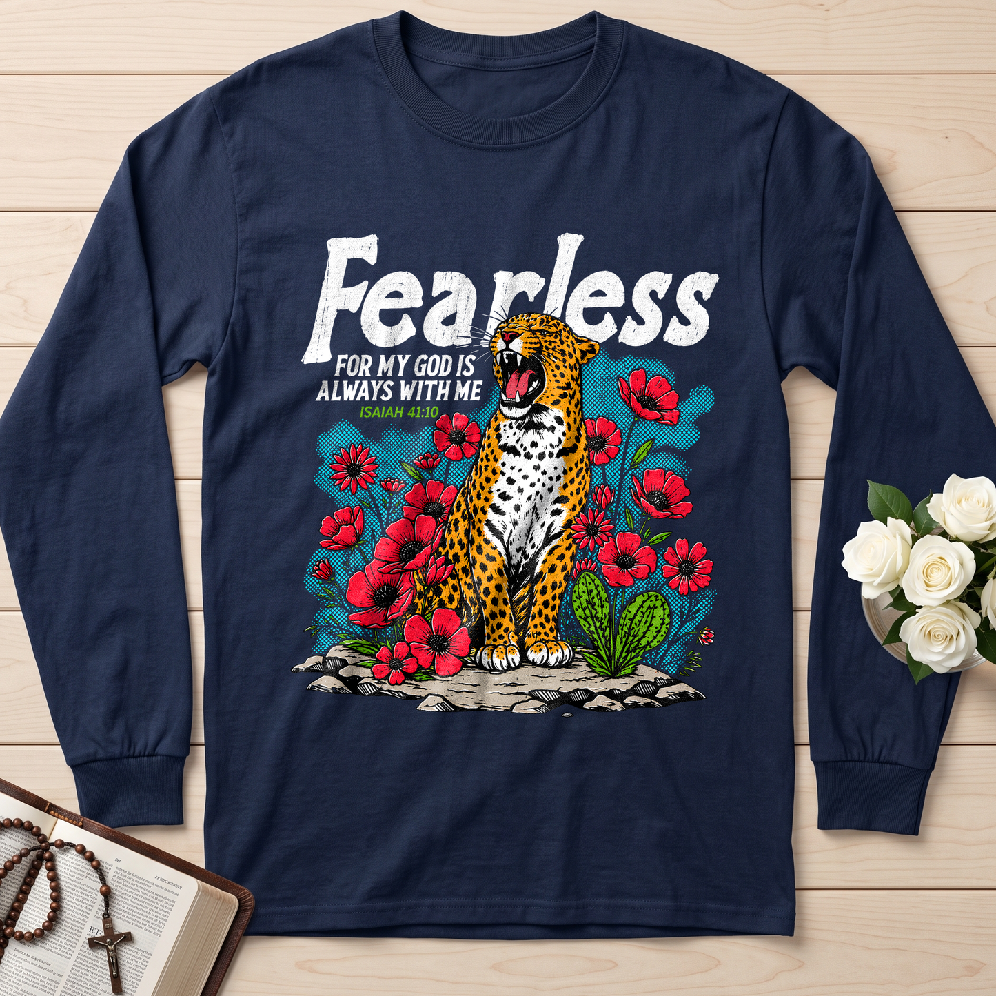 Fearless For My God Is Always With Me Isaiah 41.10 01