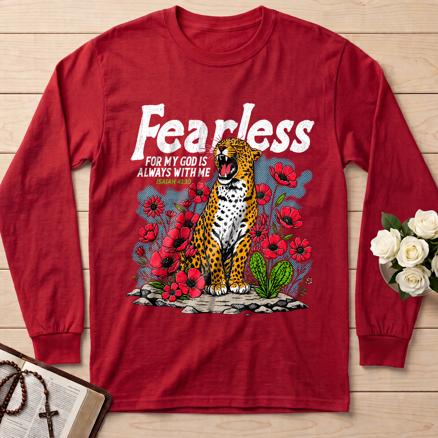 Fearless For My God Is Always With Me Isaiah 41.10 01
