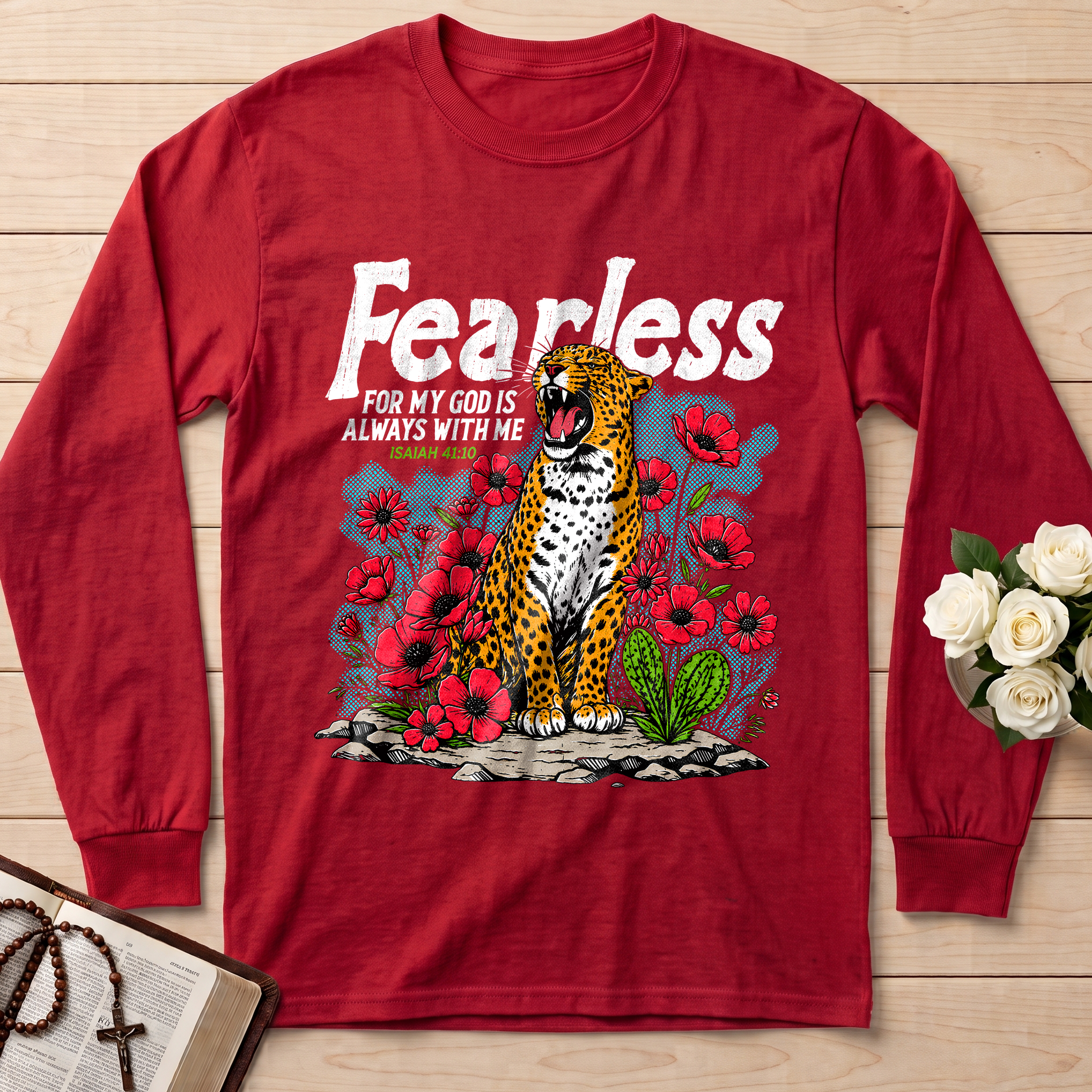 Fearless For My God Is Always With Me Isaiah 41.10 01