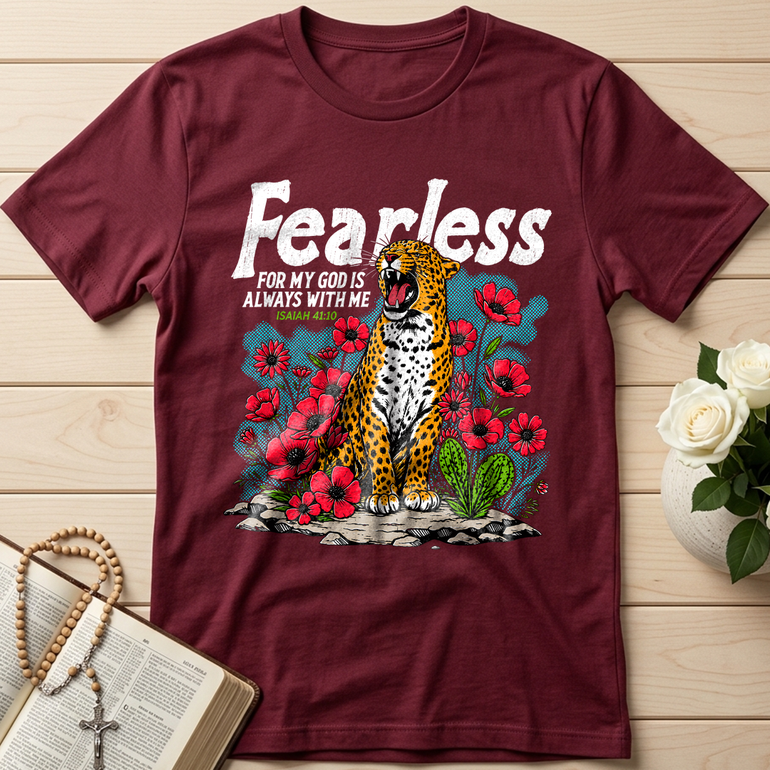 Fearless For My God Is Always With Me Isaiah 41.10 01