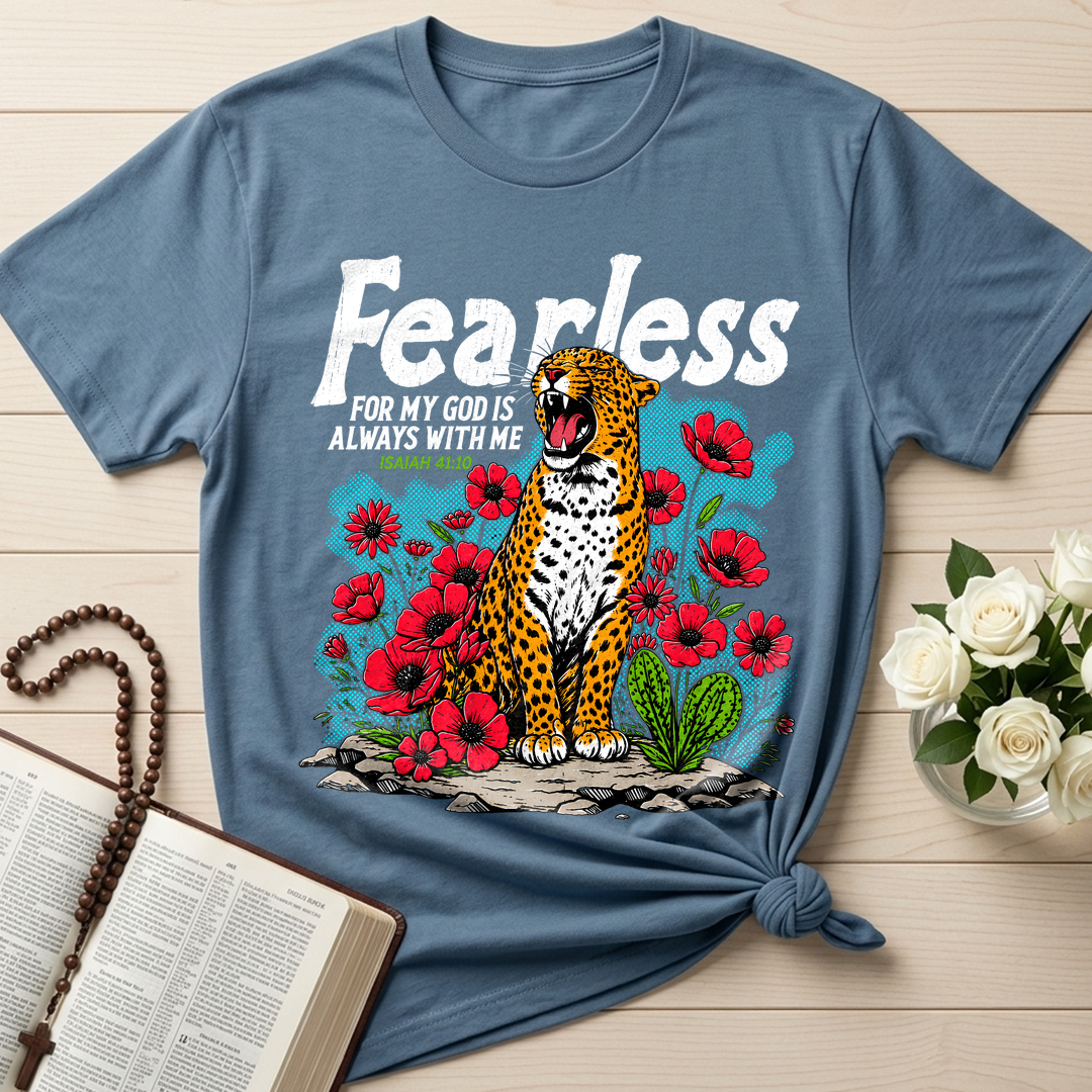 Fearless For My God Is Always With Me Isaiah 41.10 01