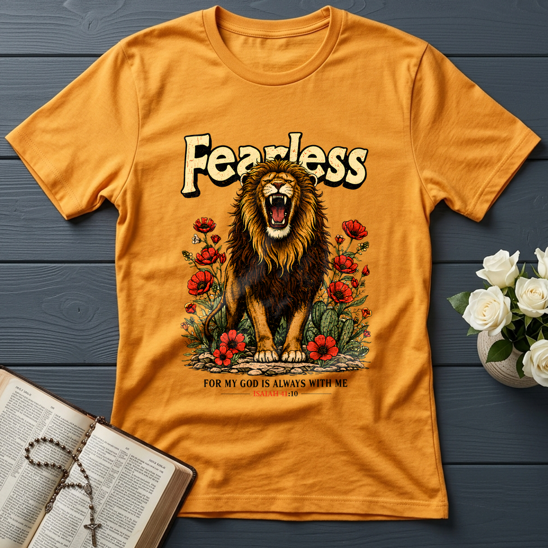 Fearless For My God Is Always With Me Isaiah 41.10 02