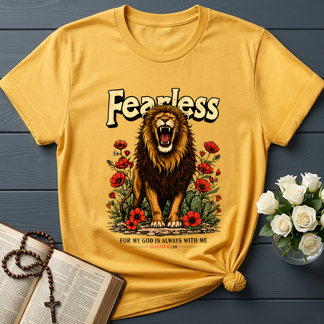 Fearless For My God Is Always With Me Isaiah 41.10 02