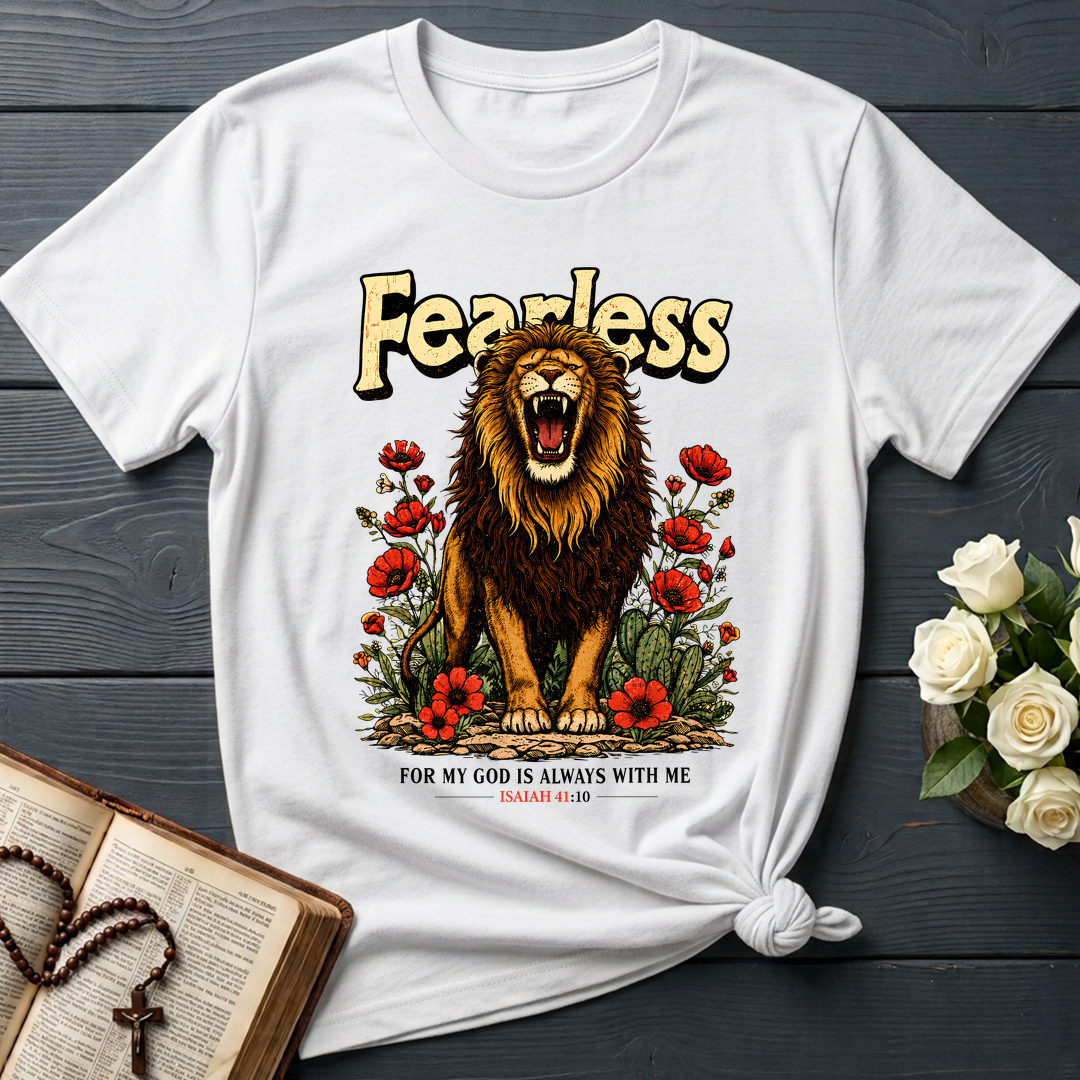 Fearless For My God Is Always With Me Isaiah 41.10 02