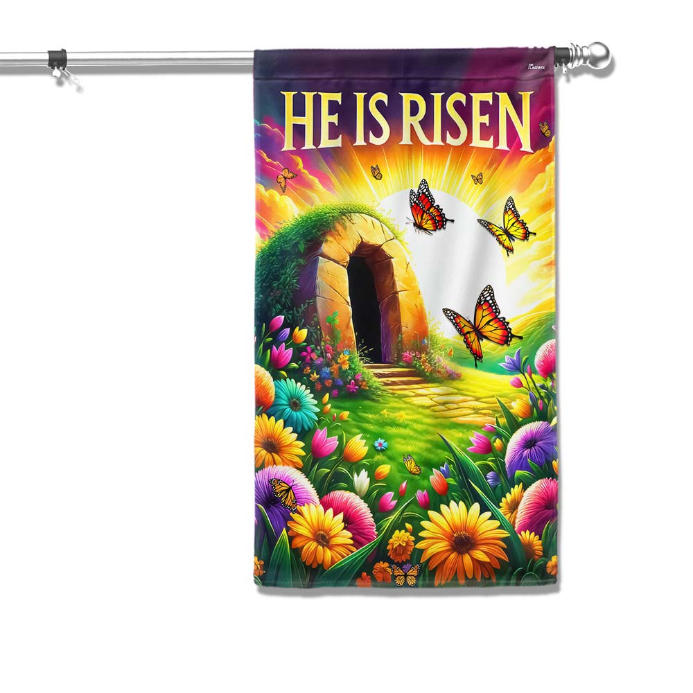FLAGWIX  Easter Day Resurrection of Jesus He Is Risen Flag