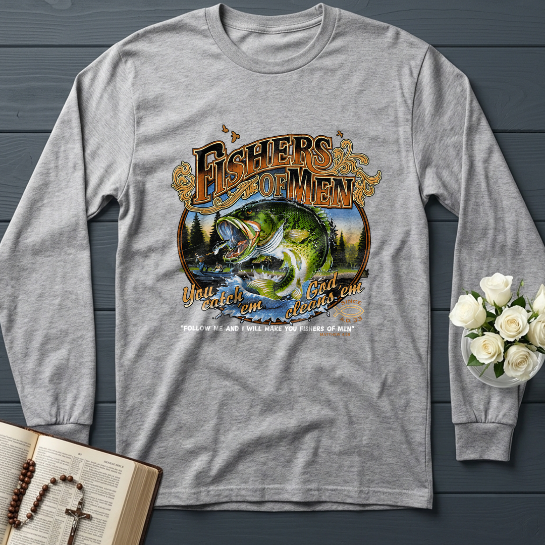 Fishers Of Men You Catch Em God Cleans Em Since A.D. 33 01