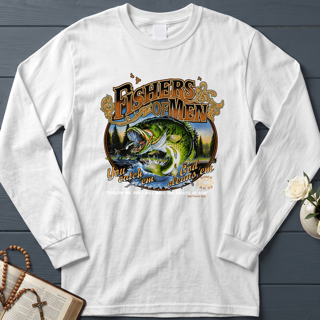 Fishers Of Men You Catch Em God Cleans Em Since A.D. 33 01