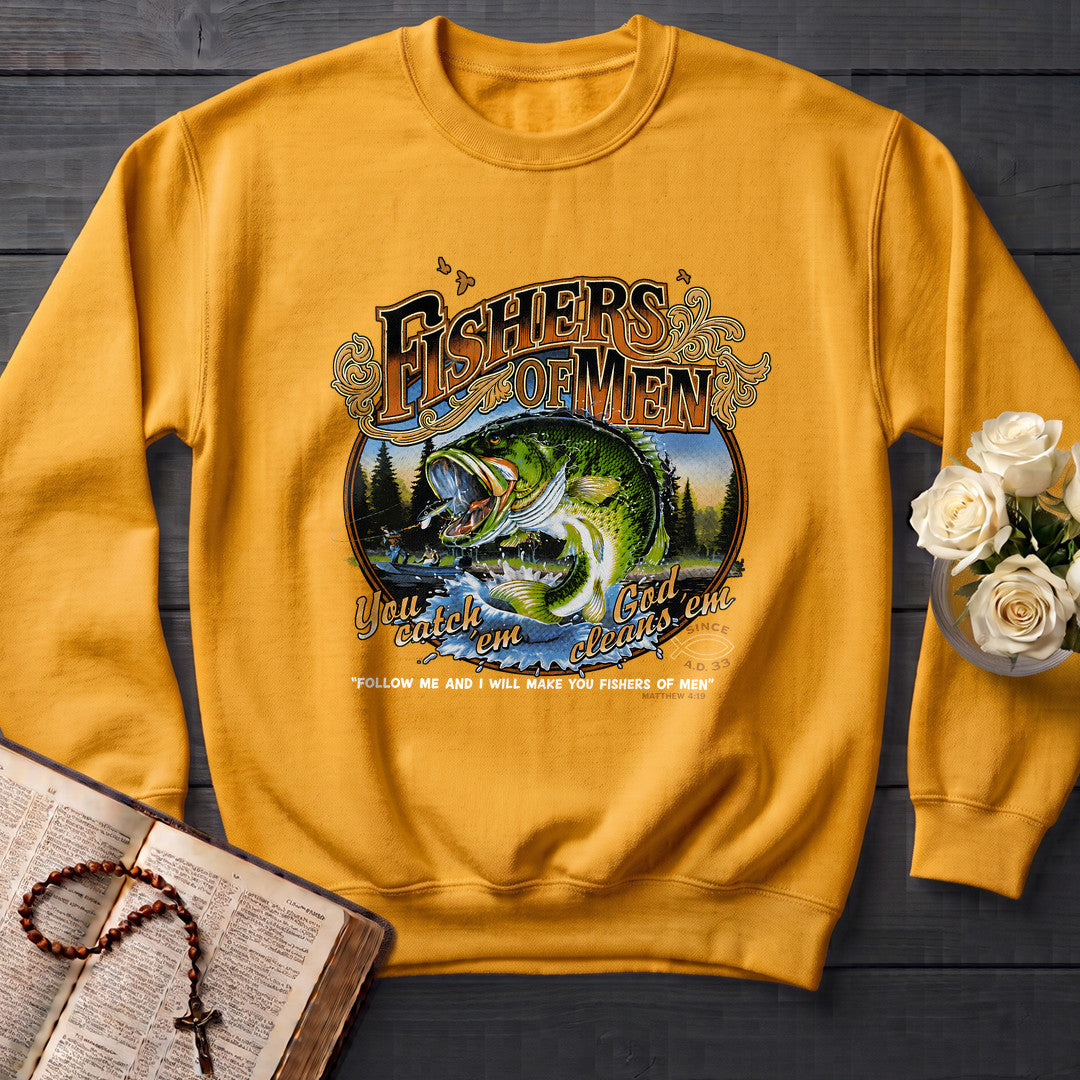 Fishers Of Men You Catch Em God Cleans Em Since A.D. 33 01