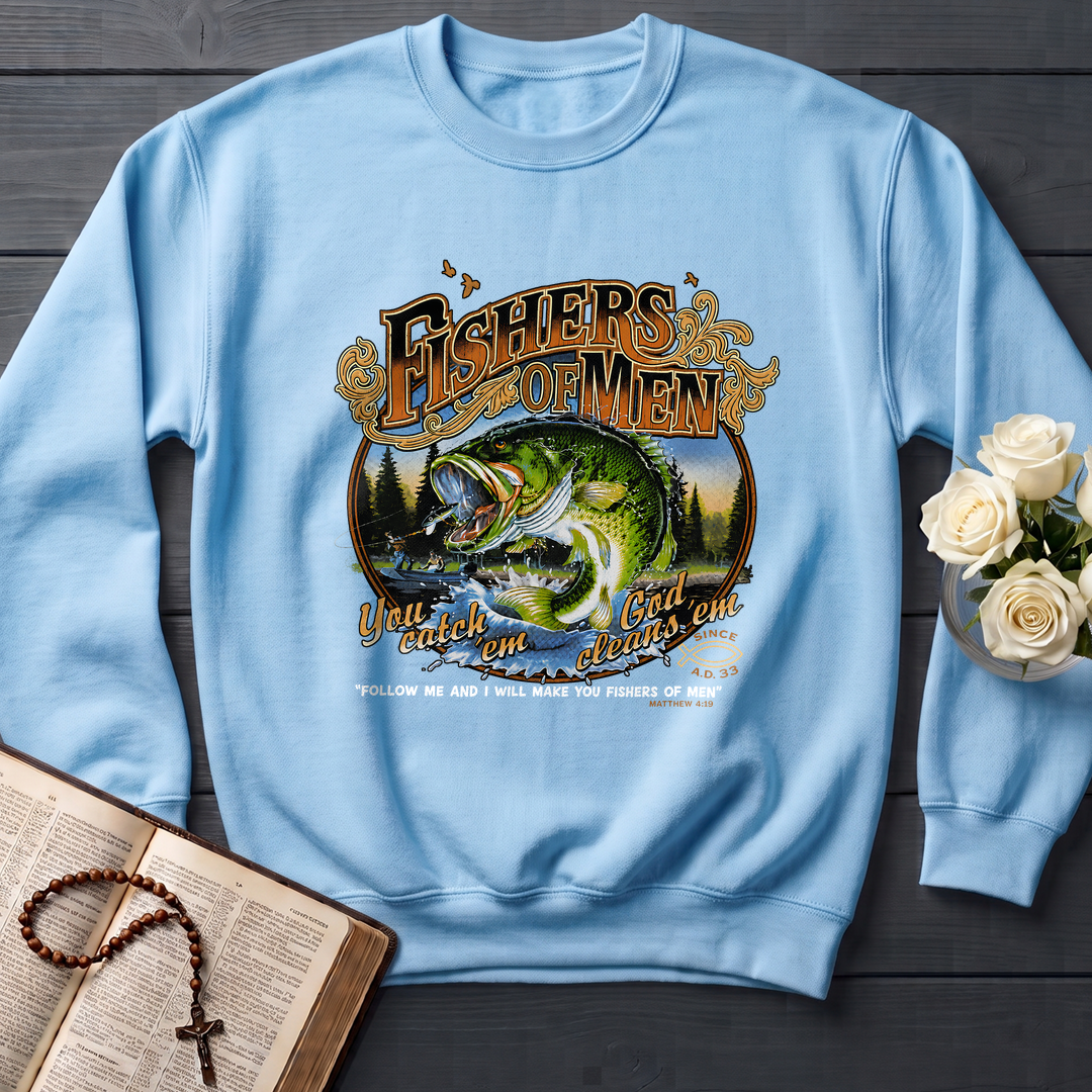 Fishers Of Men You Catch Em God Cleans Em Since A.D. 33 01