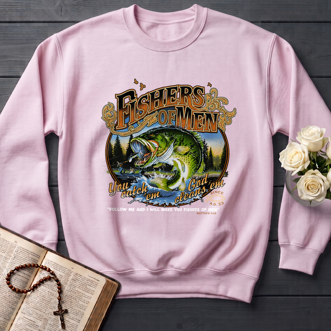 Fishers Of Men You Catch Em God Cleans Em Since A.D. 33 01