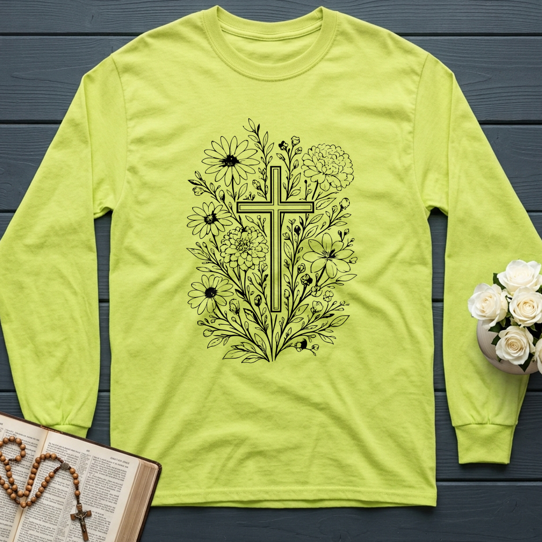 Floral Cross 05