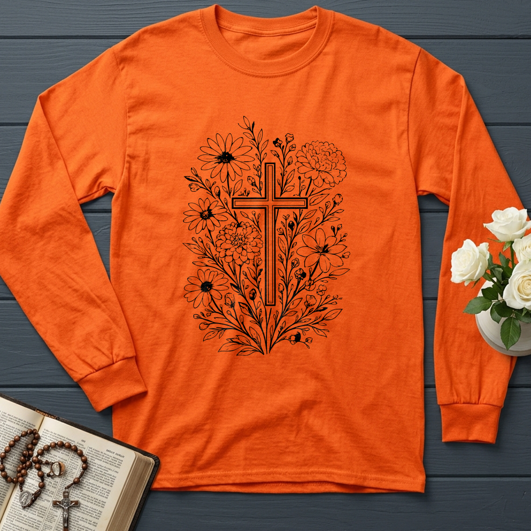 Floral Cross 05