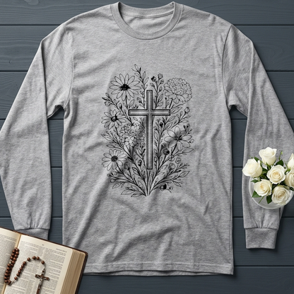 Floral Cross 05