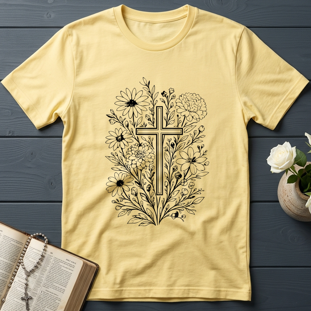 Floral Cross 05