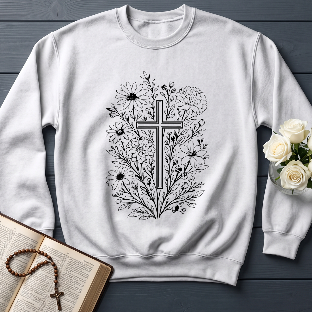 Floral Cross 05
