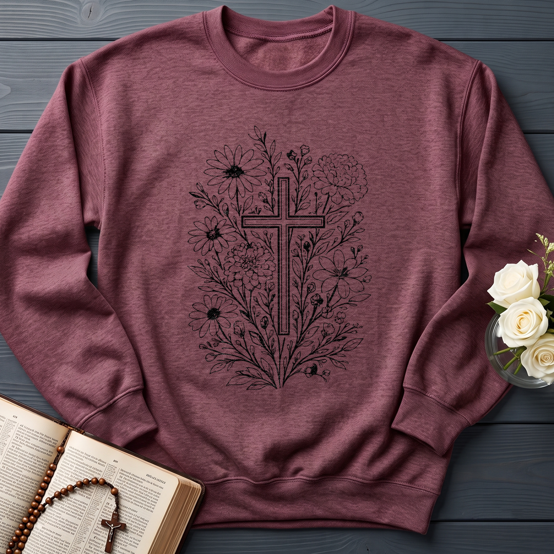Floral Cross 05