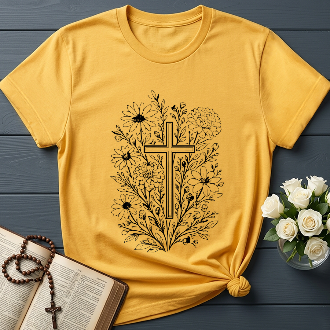Floral Cross 05