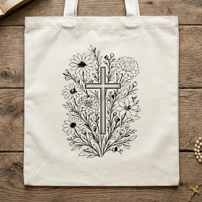Floral Cross 05