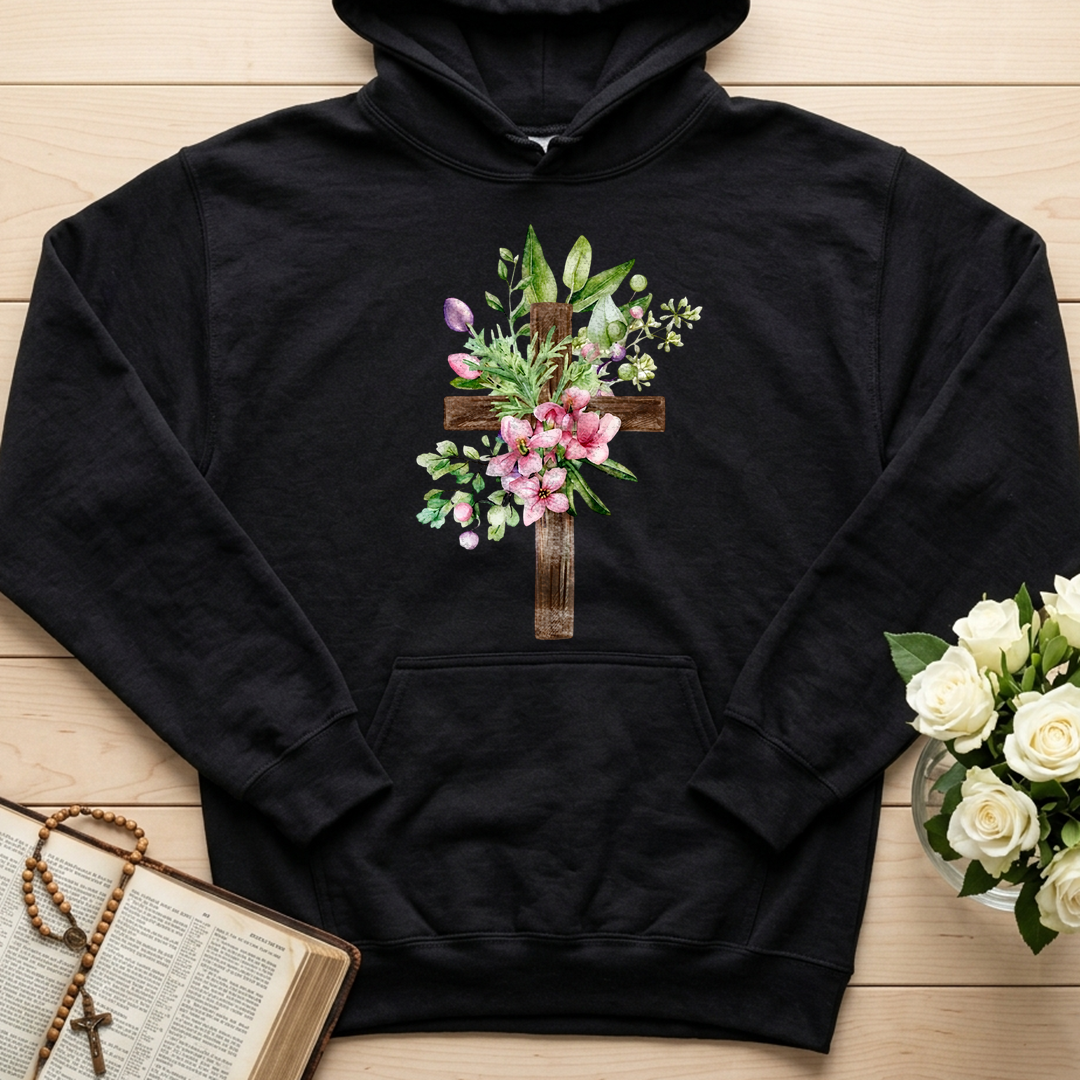 Floral Cross Christian 01
