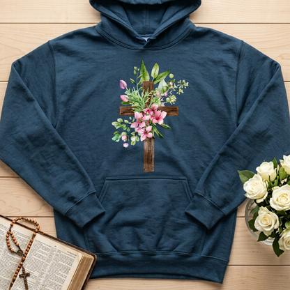 Floral Cross Christian 01