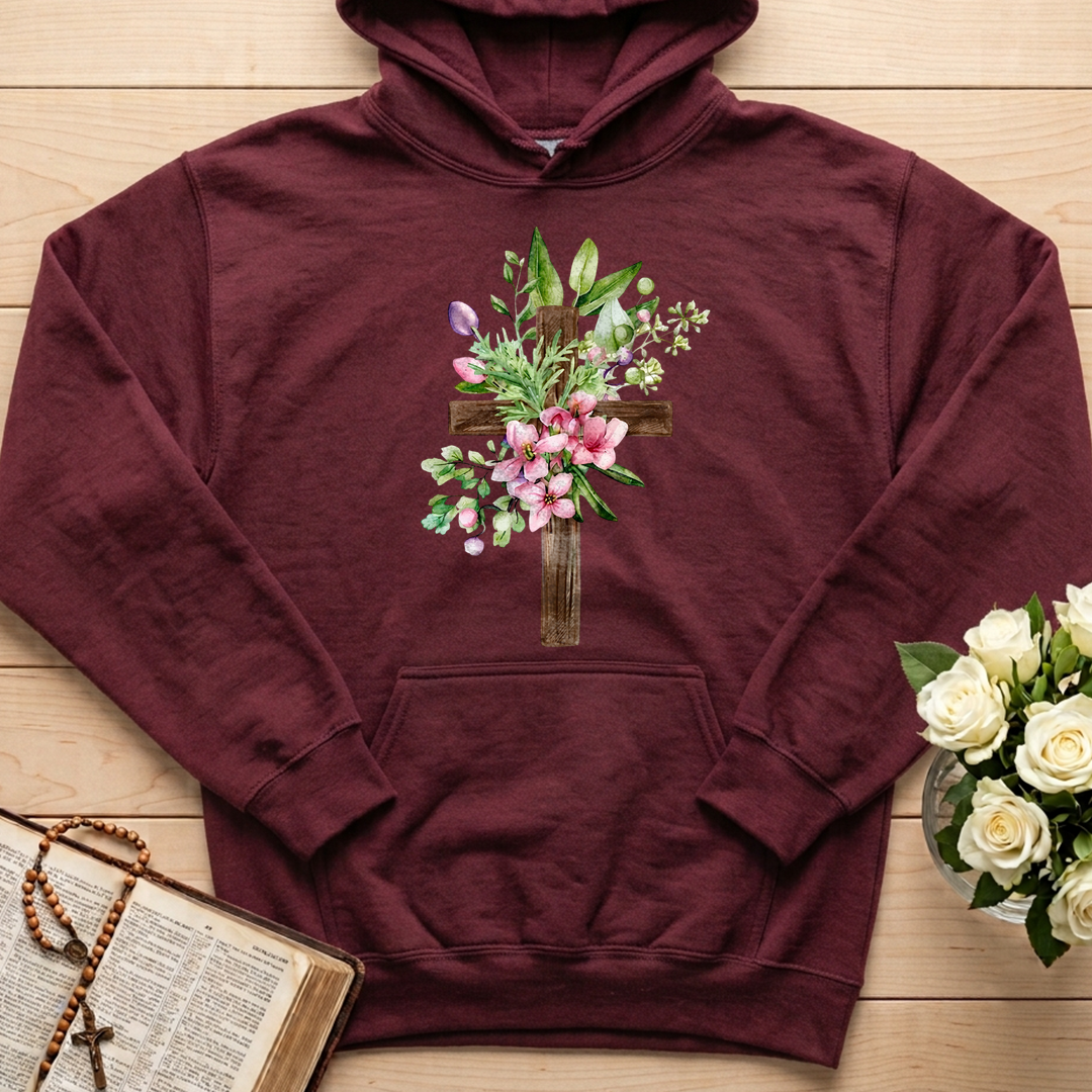 Floral Cross Christian 01