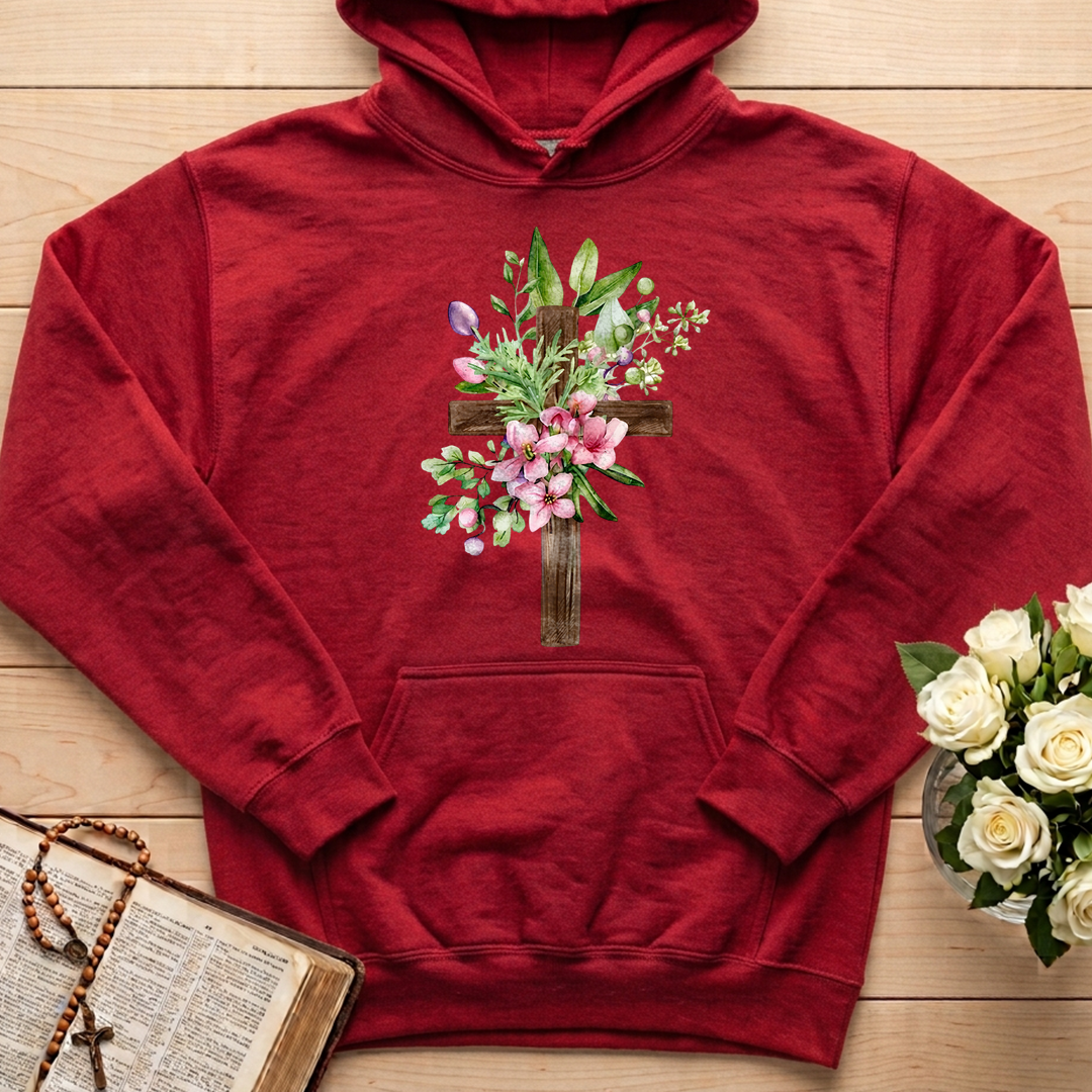 Floral Cross Christian 01