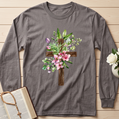Floral Cross Christian 01