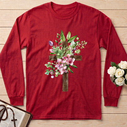 Floral Cross Christian 01