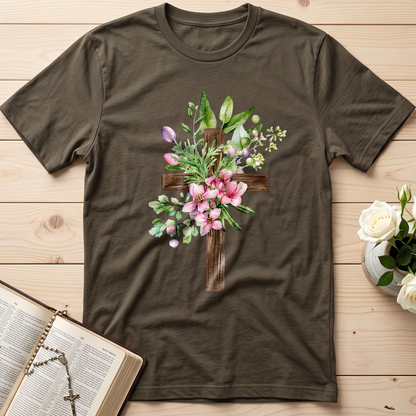 Floral Cross Christian 01