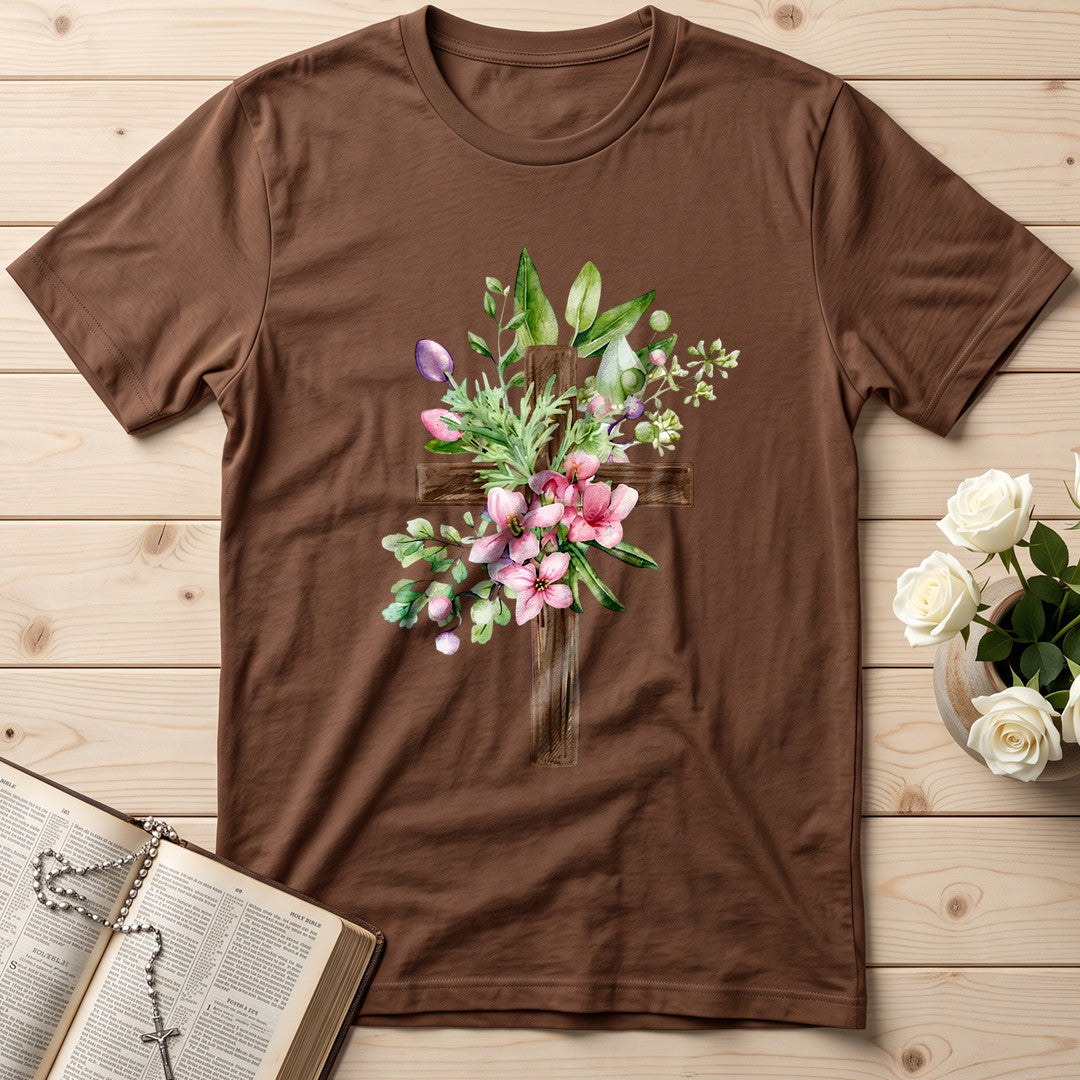 Floral Cross Christian 01
