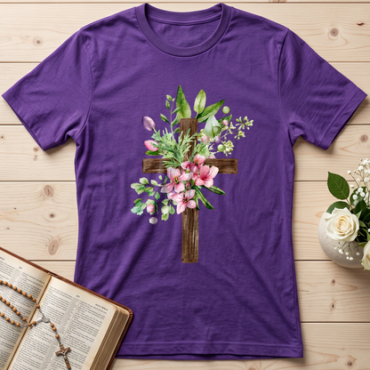 Floral Cross Christian 01