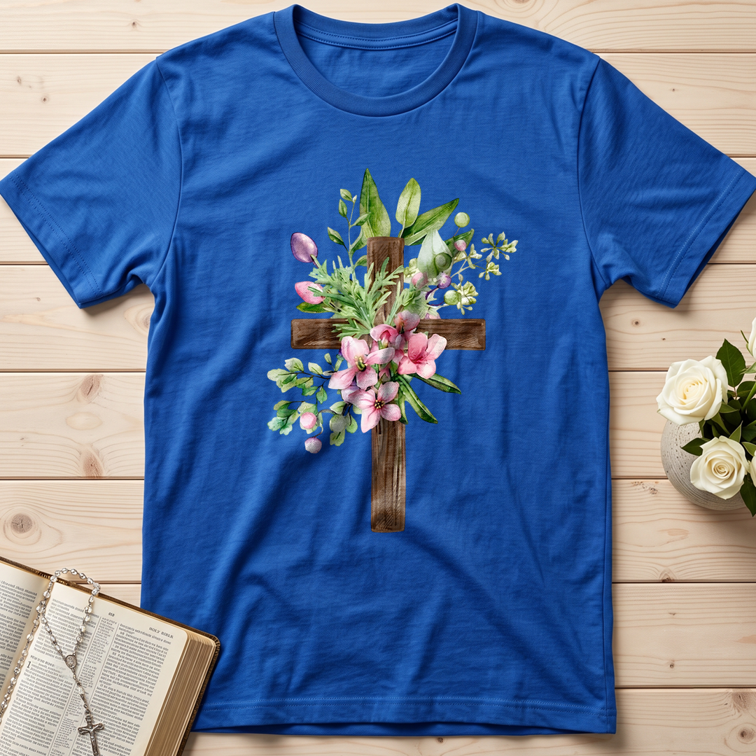 Floral Cross Christian 01