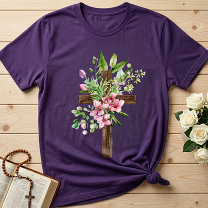 Floral Cross Christian 01
