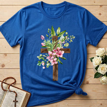 Floral Cross Christian 01