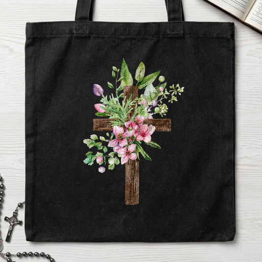 Floral Cross Christian 01