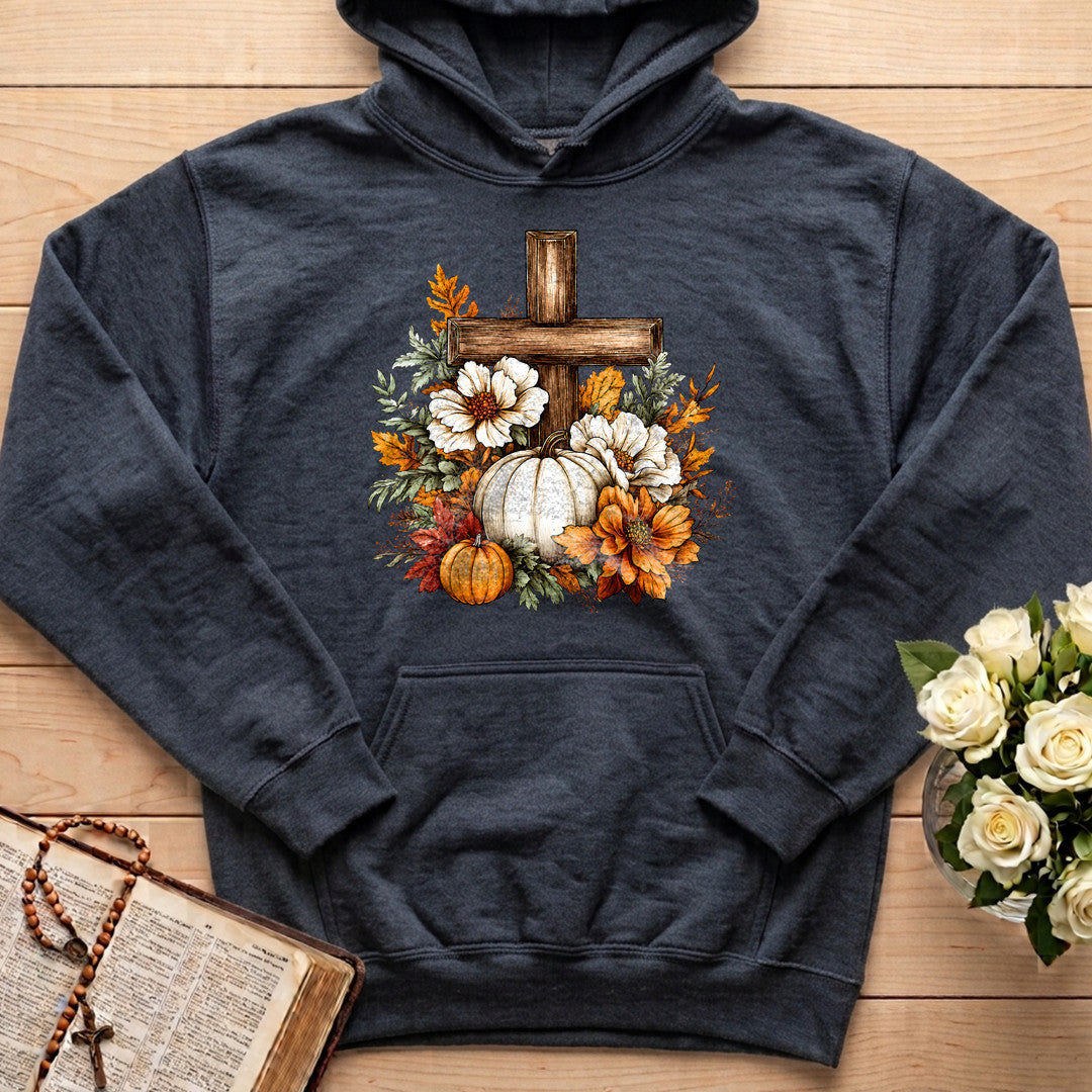 Floral Pumpkin Cross 01