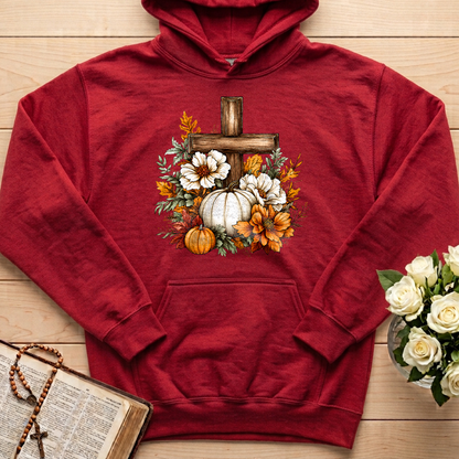 Floral Pumpkin Cross 01
