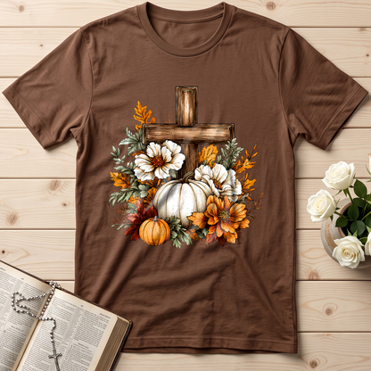 Floral Pumpkin Cross 01