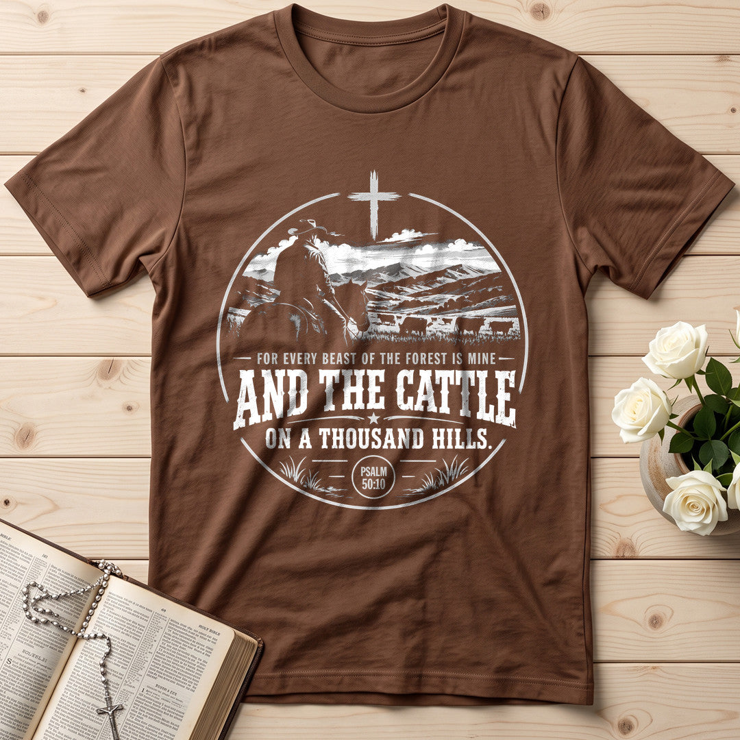 For Every Beast Of The Forest Is Mine And The Cattle On A Thousand Hills Psalm 50.10 01