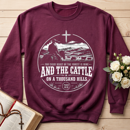 For Every Beast Of The Forest Is Mine And The Cattle On A Thousand Hills Psalm 50.10 01