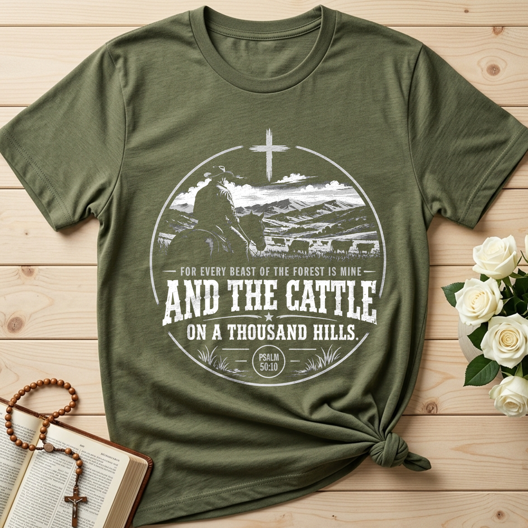 For Every Beast Of The Forest Is Mine And The Cattle On A Thousand Hills Psalm 50.10 01