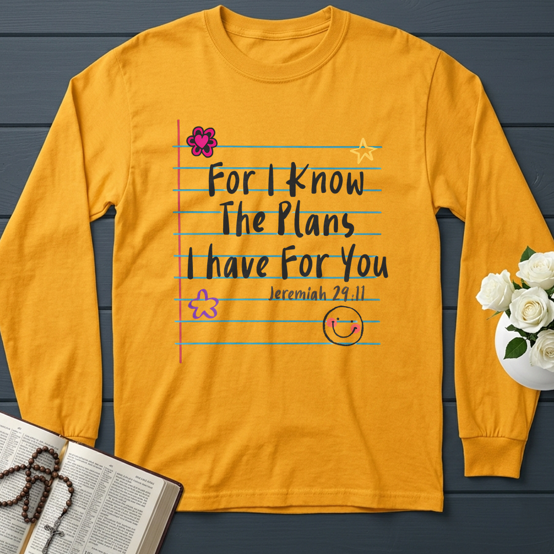 For I Know The Plans I Have For You Jeremiah 29.11 12