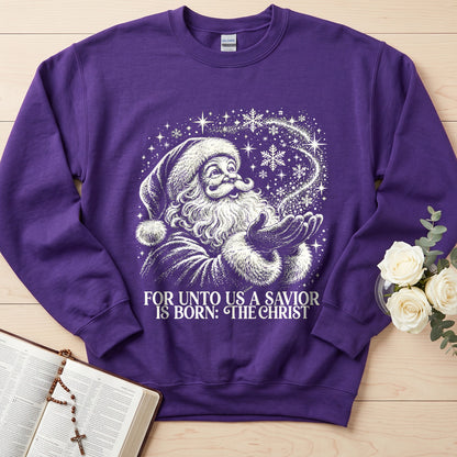 For Unto Us A Savior Is Born The Christ 01
