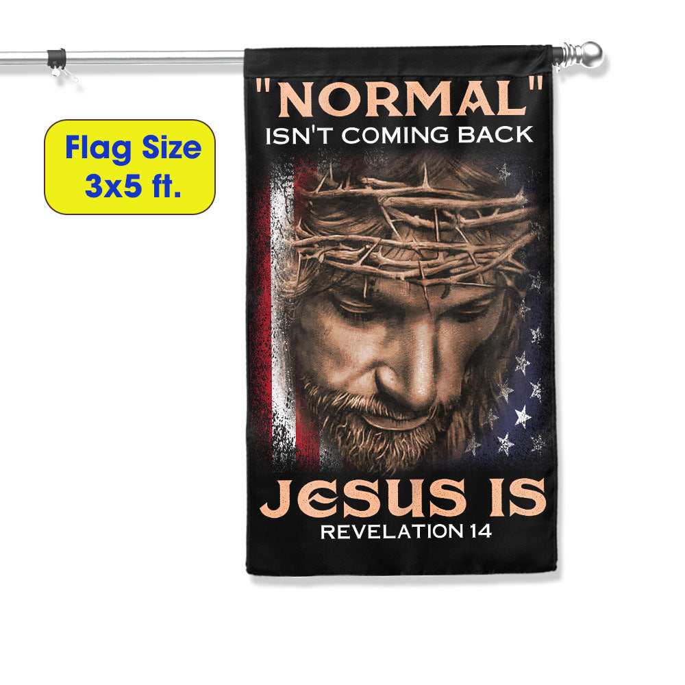 Jesus Flag Normal Isn't Coming Back Jesus Is Flag