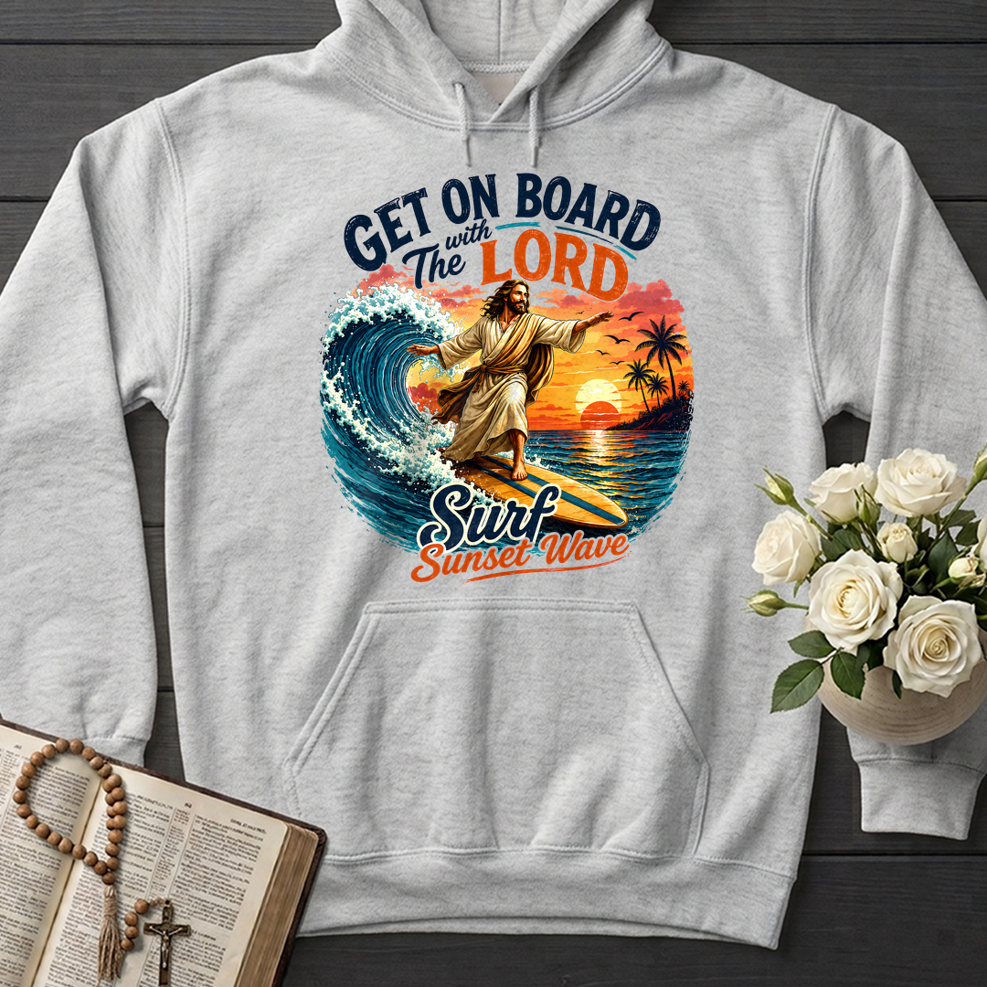 Get On Board With The Lord Surf Sunset Wave 01