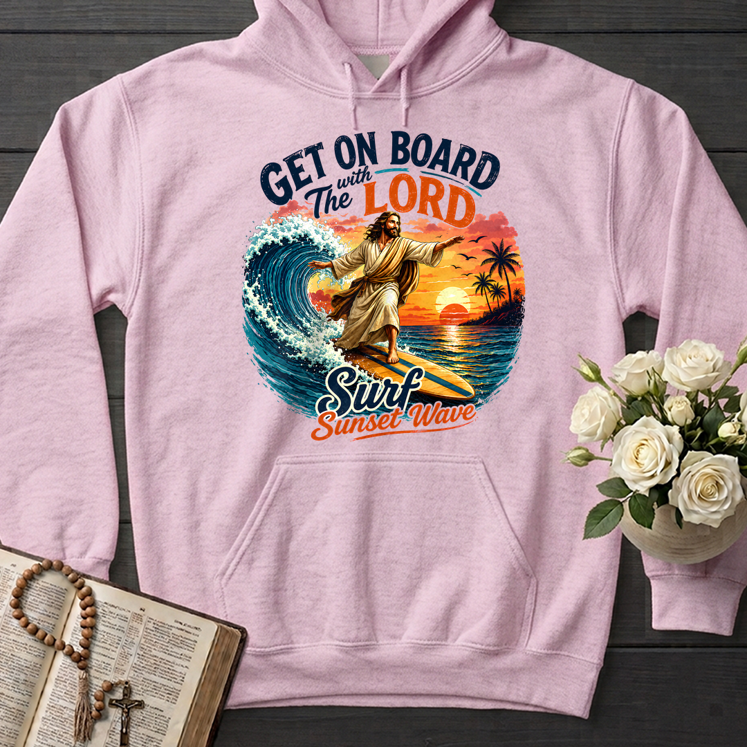 Get On Board With The Lord Surf Sunset Wave 01