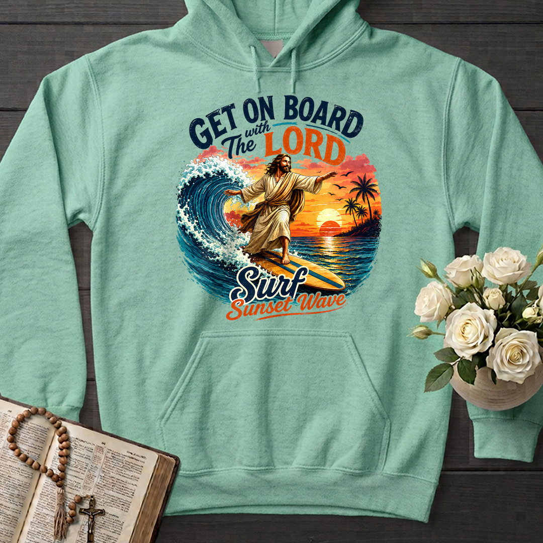 Get On Board With The Lord Surf Sunset Wave 01