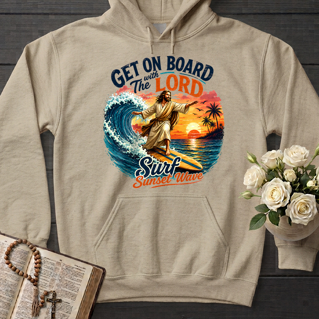 Get On Board With The Lord Surf Sunset Wave 01