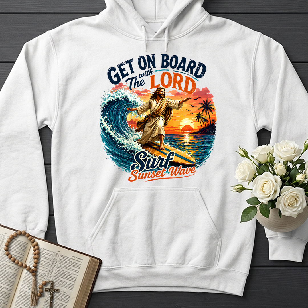 Get On Board With The Lord Surf Sunset Wave 01
