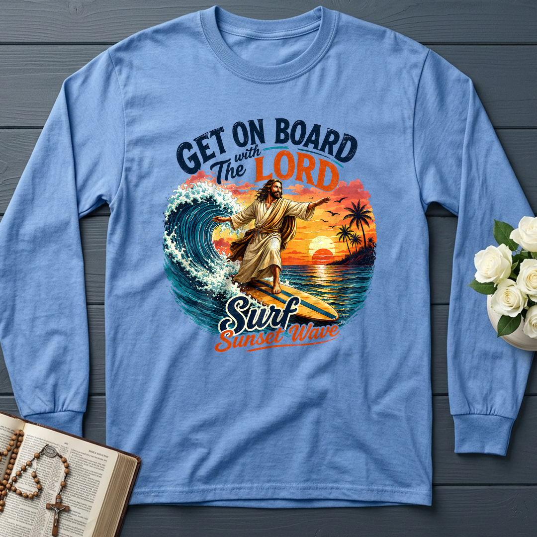 Get On Board With The Lord Surf Sunset Wave 01
